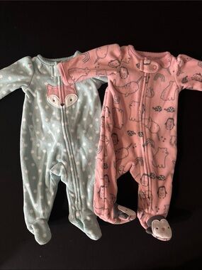 Carter's Fleece Footed One-Pieces